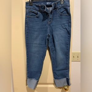 👖Style & Co crop denim jeans. Gently worn. Size 6. Skinny fit. 👖